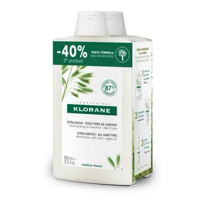 Champú Avena 2 x 400 ml