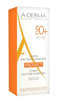 A-Derma Protect Crema Fotoprotectora SPF 50+ 40 ml